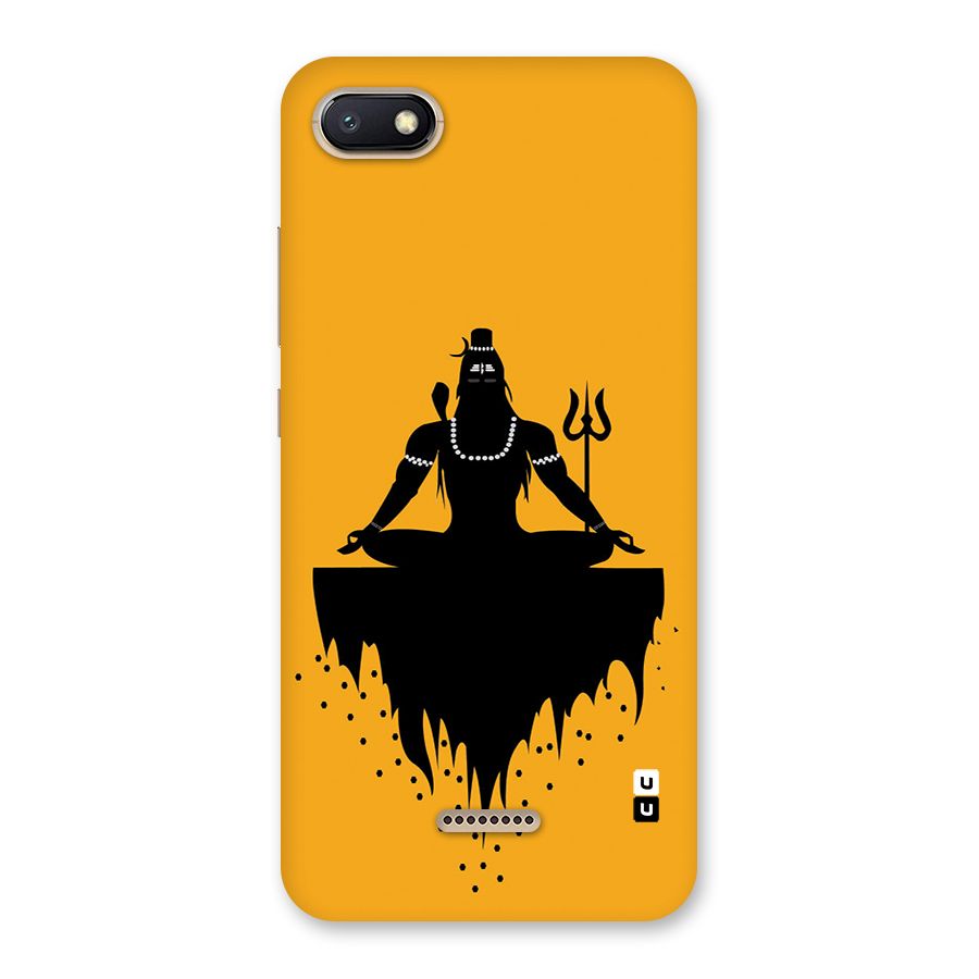Shiva Meditation Back Case for Redmi 6A
