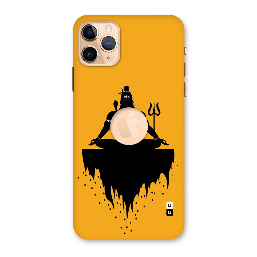 Shiva Meditation Back Case for iPhone 11 Pro Max Logo Cut