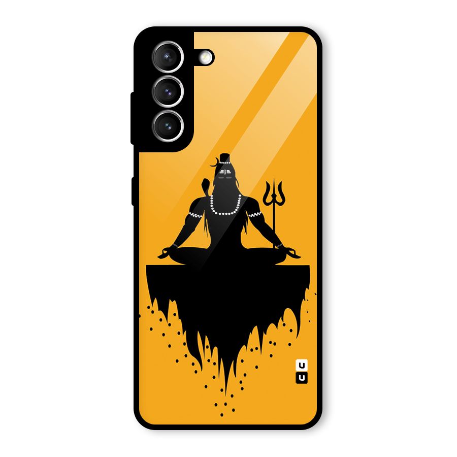 Shiva Meditation Glass Back Case for Galaxy S21 5G