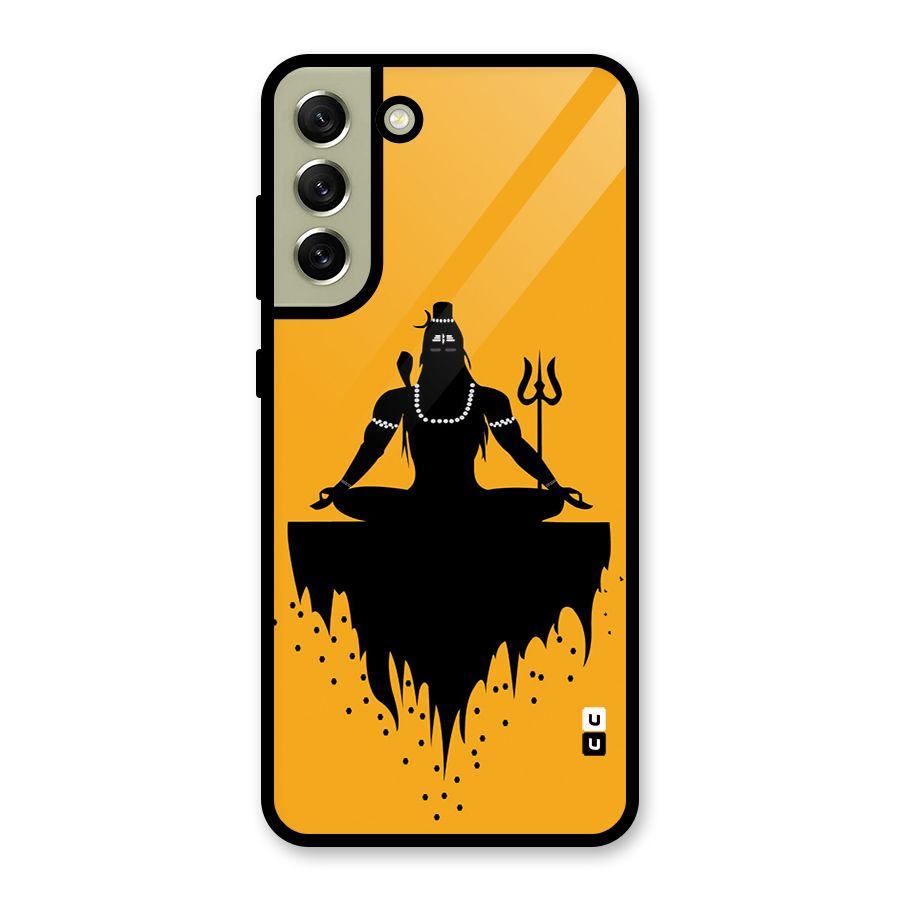 Shiva Meditation Glass Back Case for Galaxy S21 FE 5G