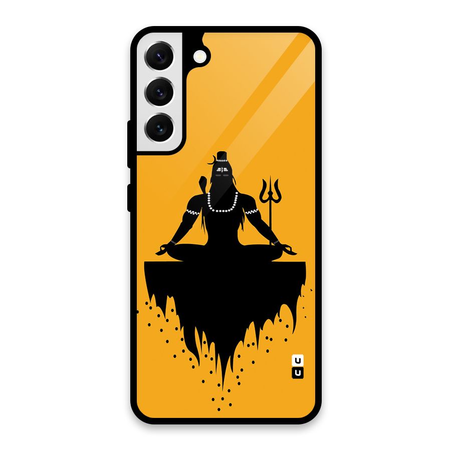 Shiva Meditation Glass Back Case for Galaxy S22 Plus 5G