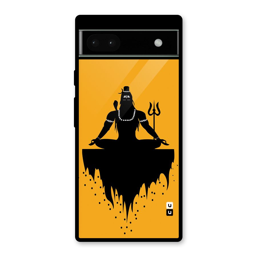 Shiva Meditation Glass Back Case for Google Pixel 6a