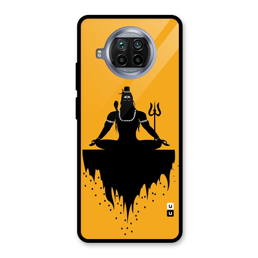 Shiva Meditation Glass Back Case for Mi 10i