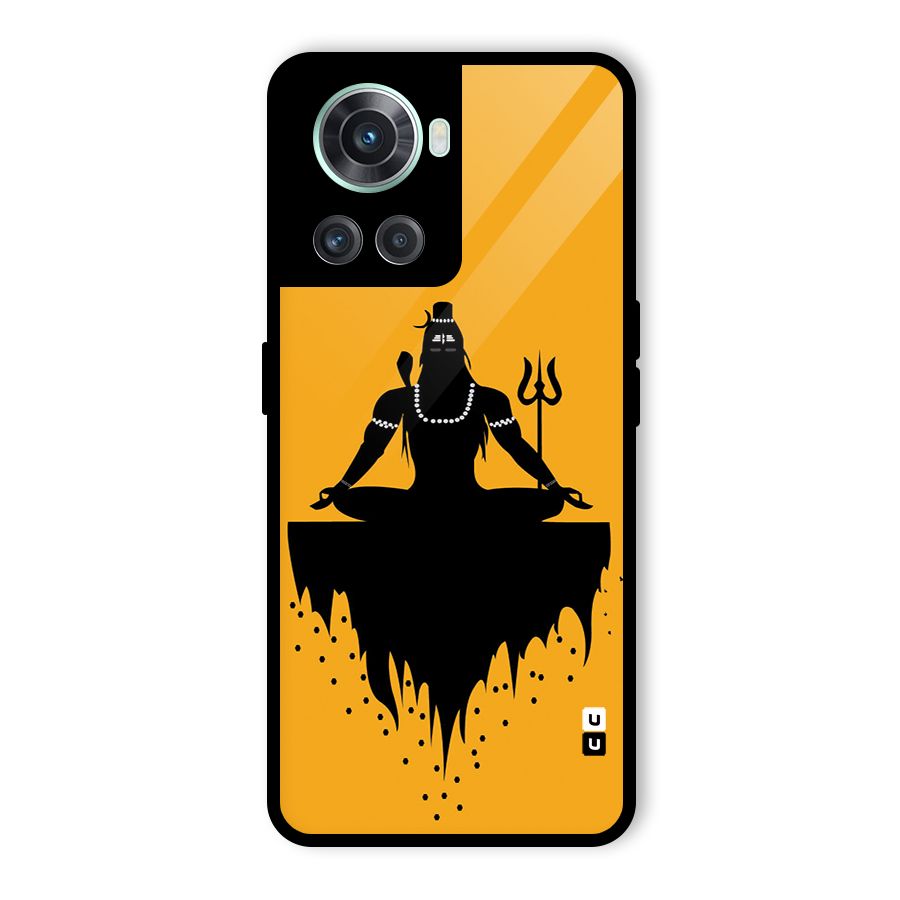 Shiva Meditation Glass Back Case for OnePlus 10R