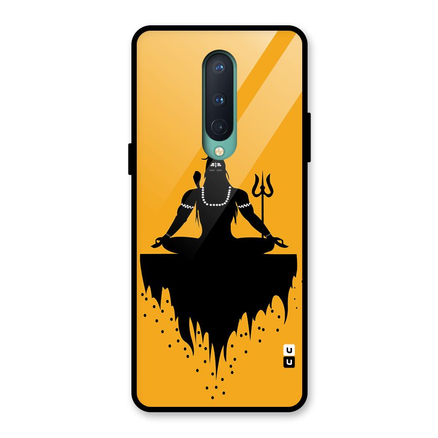 Shiva Meditation Glass Back Case for OnePlus 8