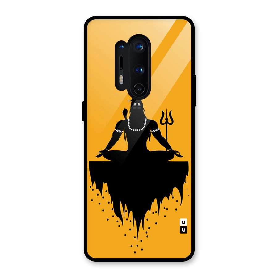 Shiva Meditation Glass Back Case for OnePlus 8 Pro