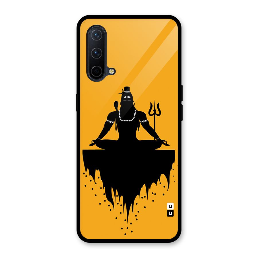 Shiva Meditation Glass Back Case for OnePlus Nord CE 5G
