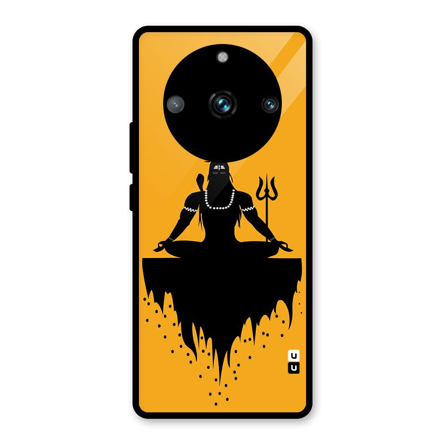 Shiva Meditation Glass Back Case for Realme 11 Pro Plus