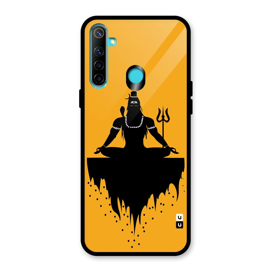 Shiva Meditation Glass Back Case for Realme 5i