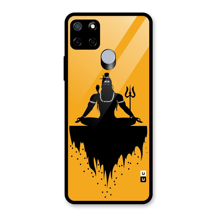 Shiva Meditation Glass Back Case for Realme C12
