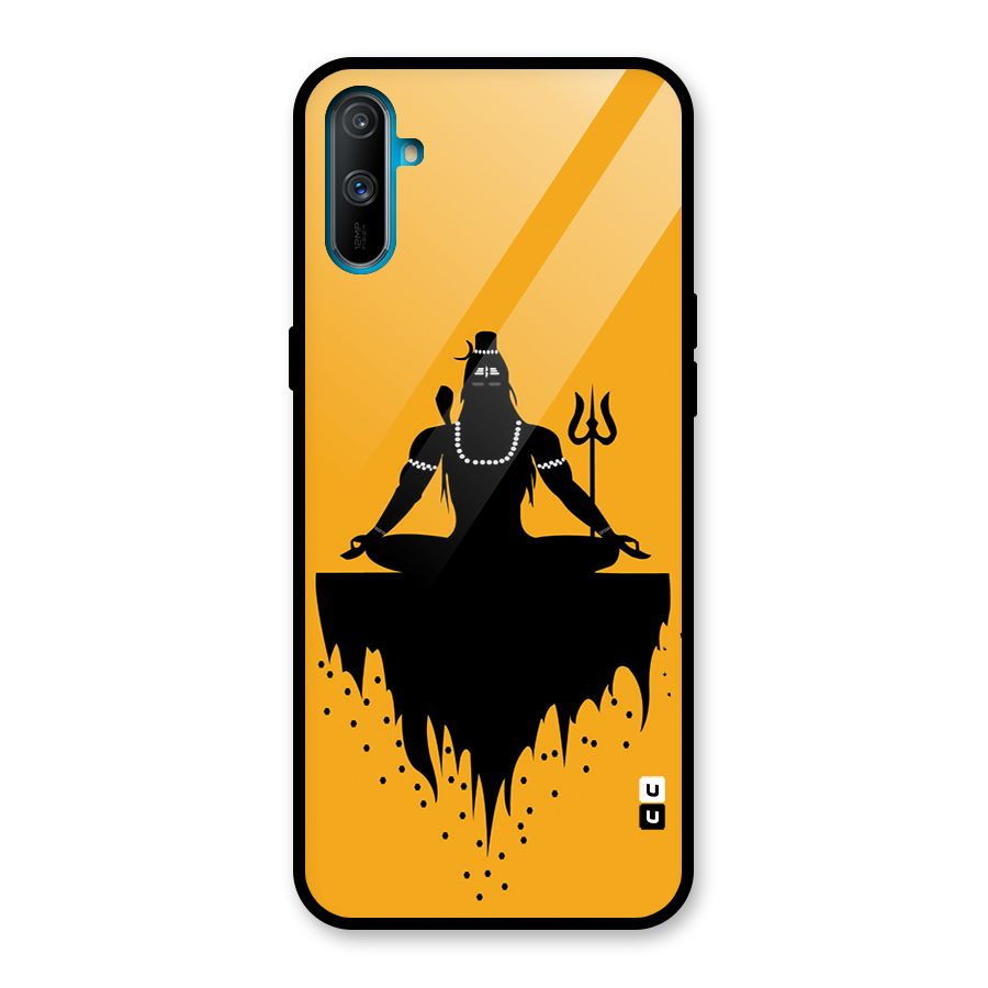 Shiva Meditation Glass Back Case for Realme C3