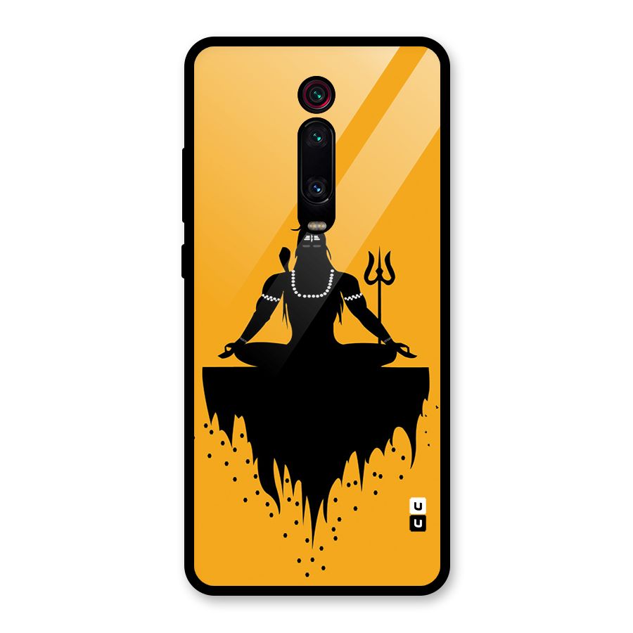 Shiva Meditation Glass Back Case for Redmi K20