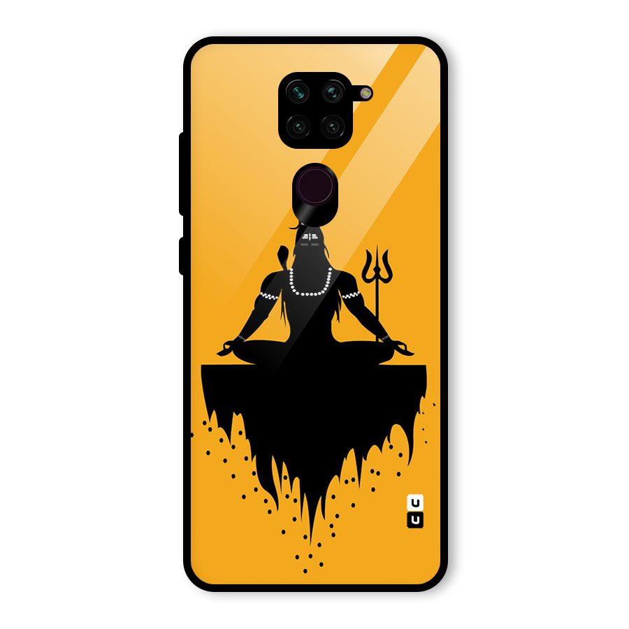 Shiva Meditation Glass Back Case for Redmi Note 9