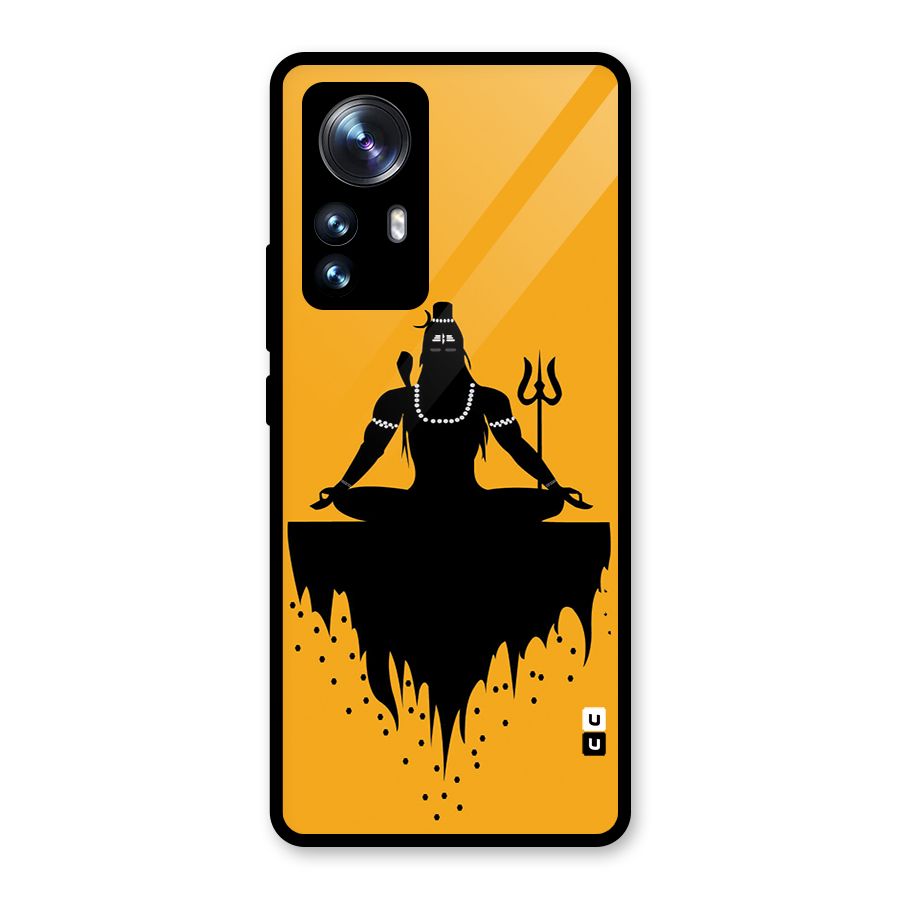 Shiva Meditation Glass Back Case for Xiaomi 12 Pro