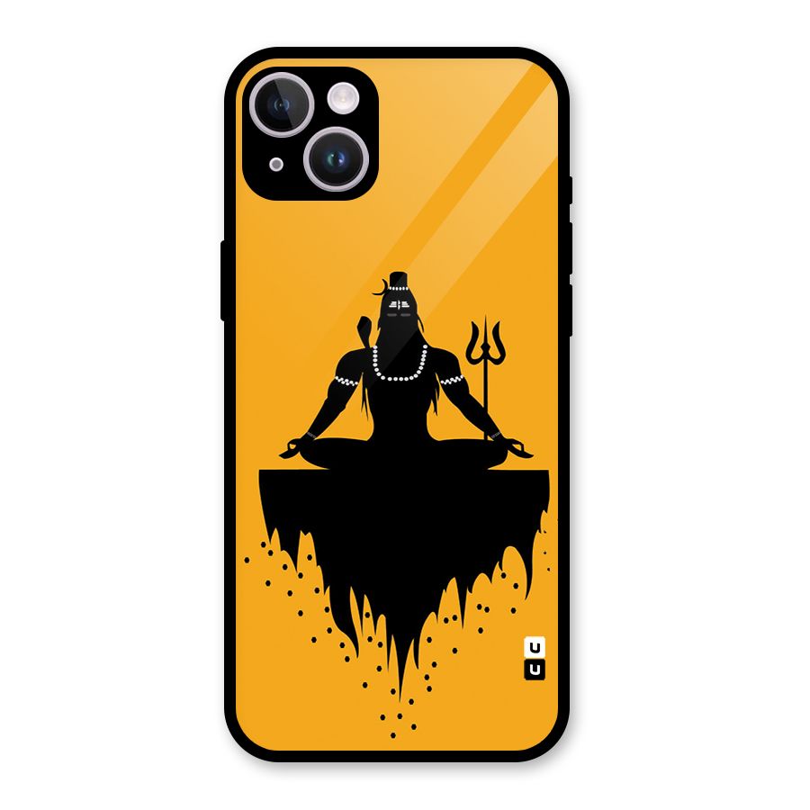 Shiva Meditation Glass Back Case for iPhone 14 Plus