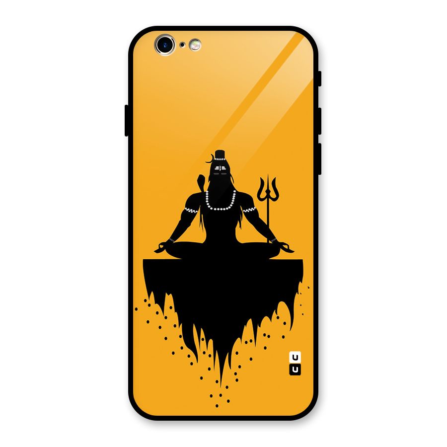 Shiva Meditation Glass Back Case for iPhone 6 6S