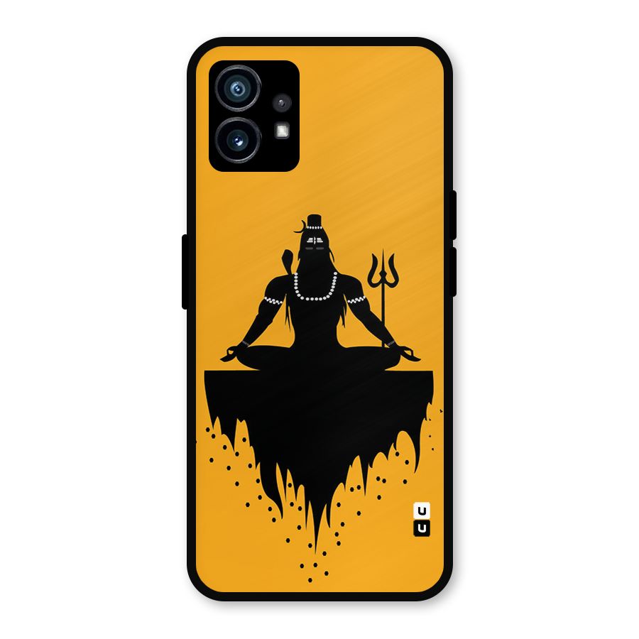 Shiva Meditation Metal Back Case for Nothing Phone 1