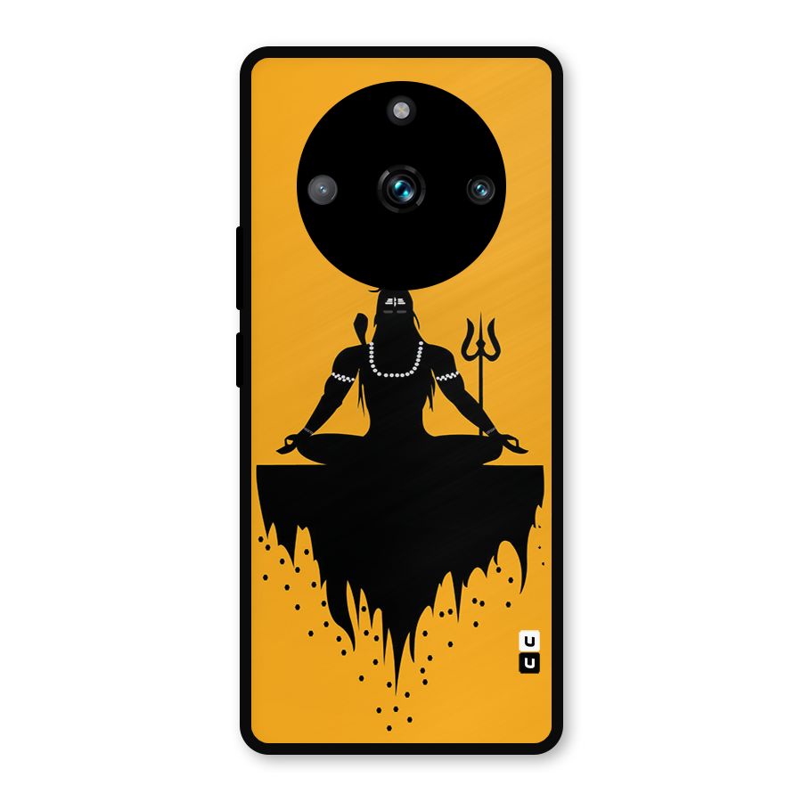 Shiva Meditation Metal Back Case for Realme 11 Pro