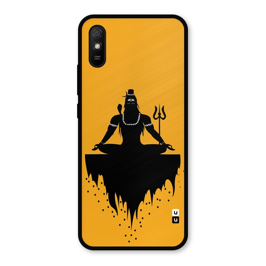 Shiva Meditation Metal Back Case for Redmi 9i