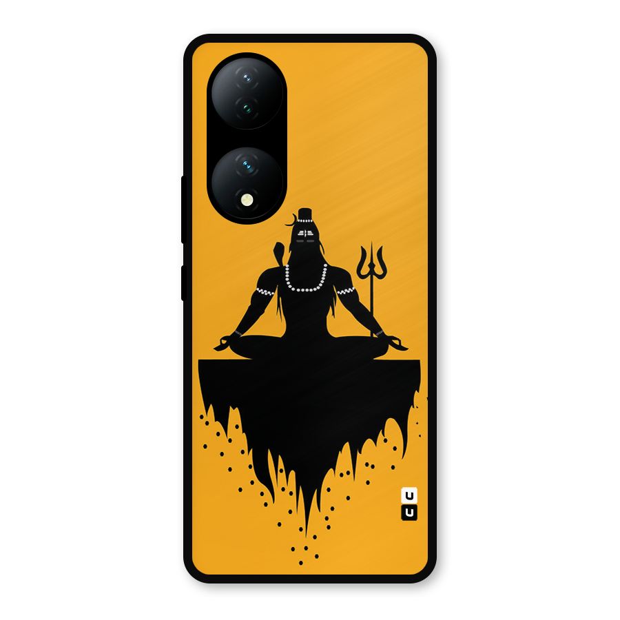 Shiva Meditation Metal Back Case for Vivo Y100a