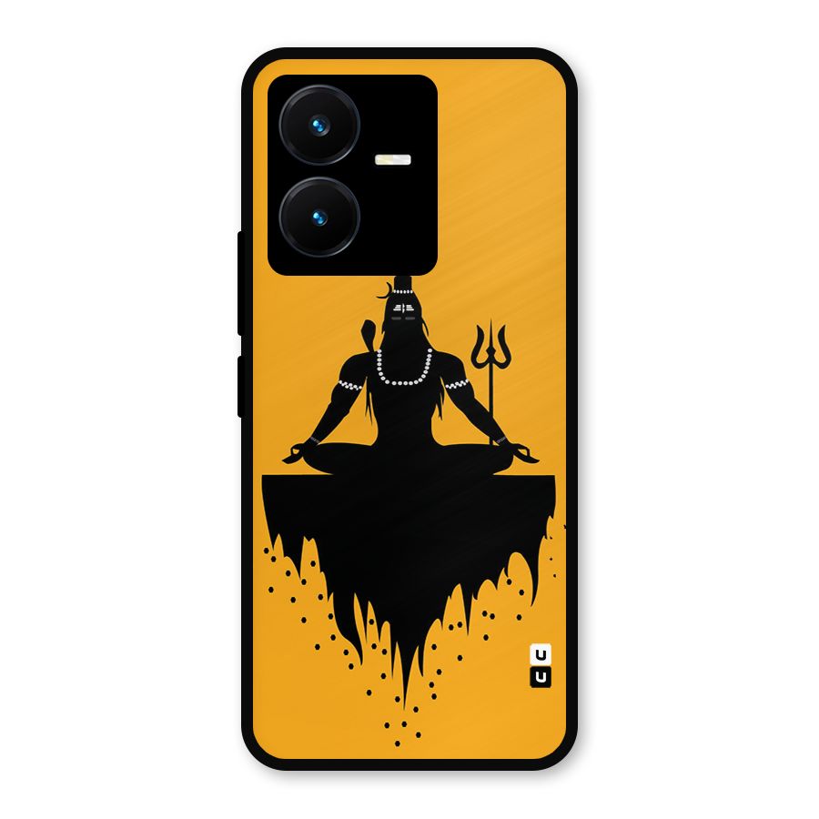 Shiva Meditation Metal Back Case for Vivo Y22
