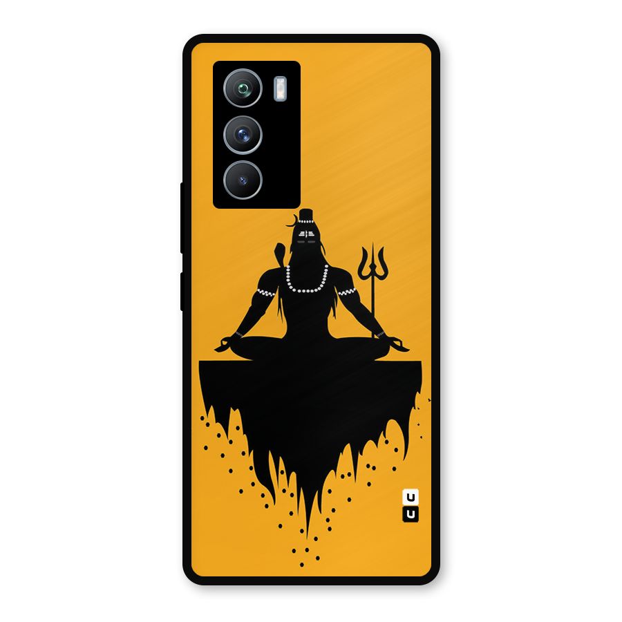 Shiva Meditation Metal Back Case for iQOO 9 SE