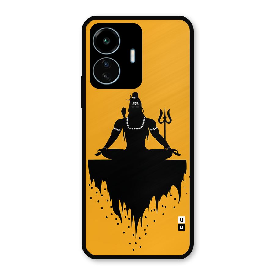 Shiva Meditation Metal Back Case for vivo iQOO Z6 Lite 5G