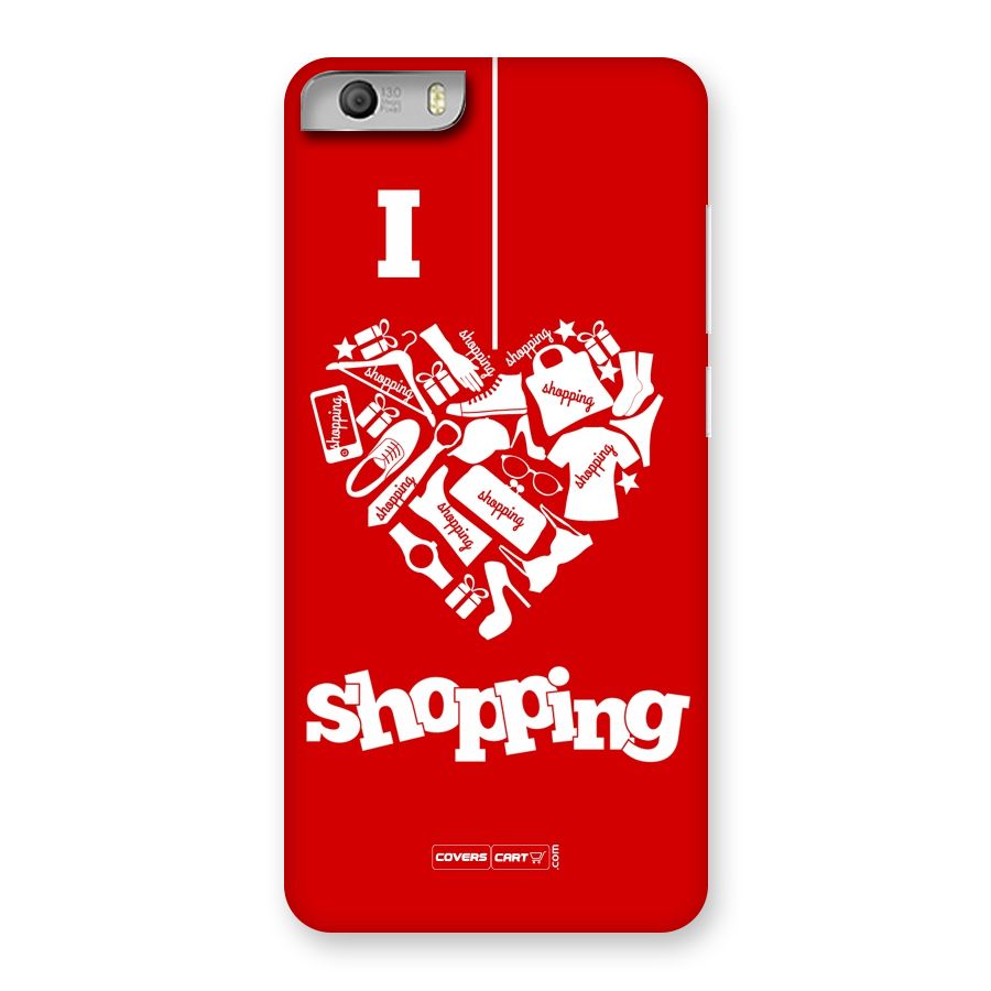 Shopaholic Shopping Love Back Case for Micromax Canvas Knight 2