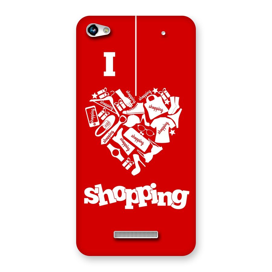 Shopaholic Shopping Love Back Case for Micromax Hue 2