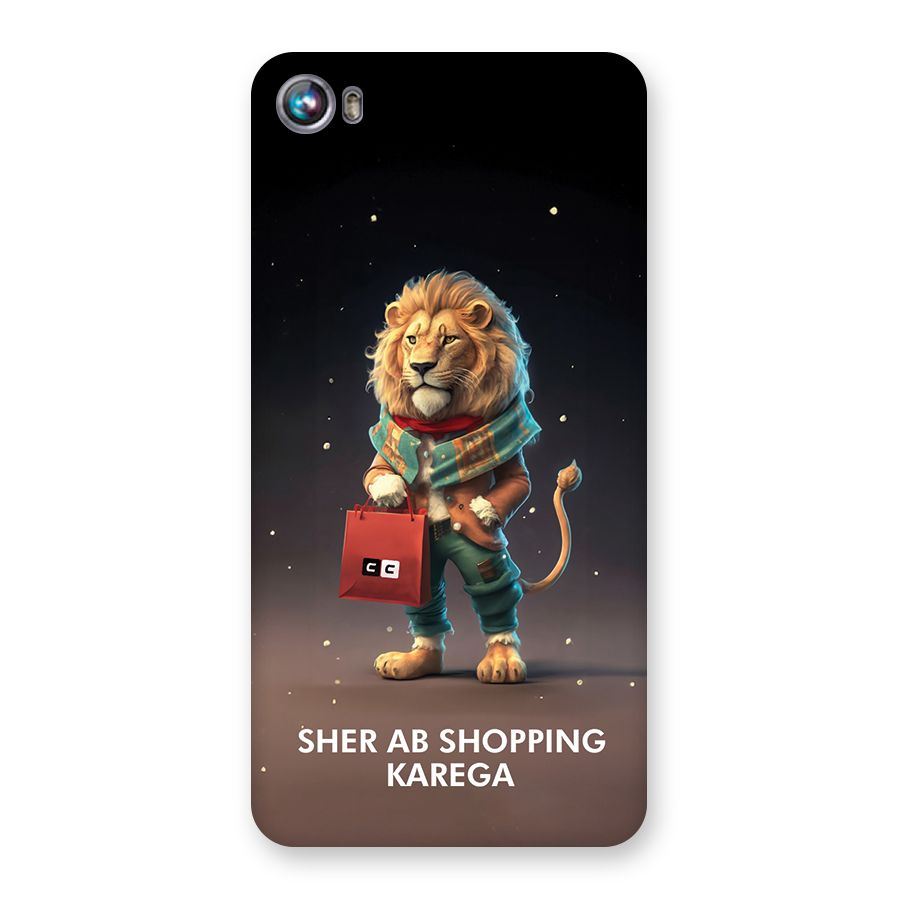 Shopping Sher Back Case for Canvas Fire 4 (A107)