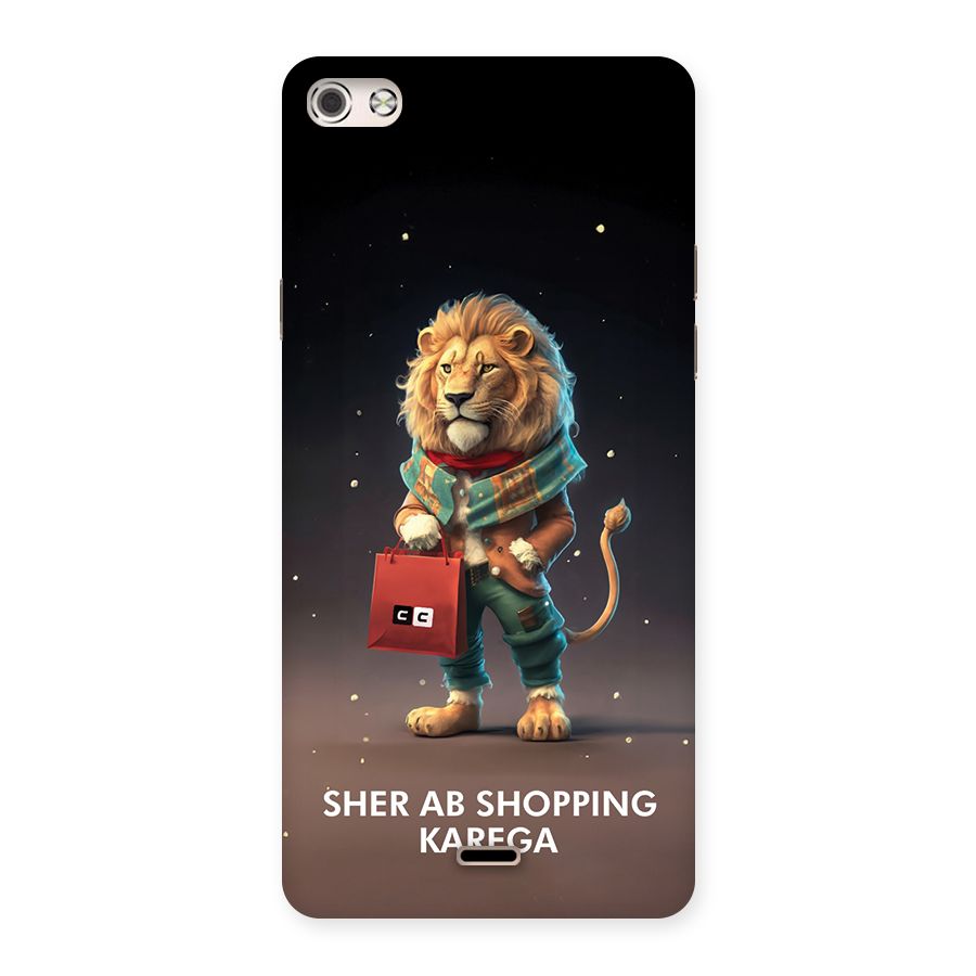 Shopping Sher Back Case for Canvas Silver 5