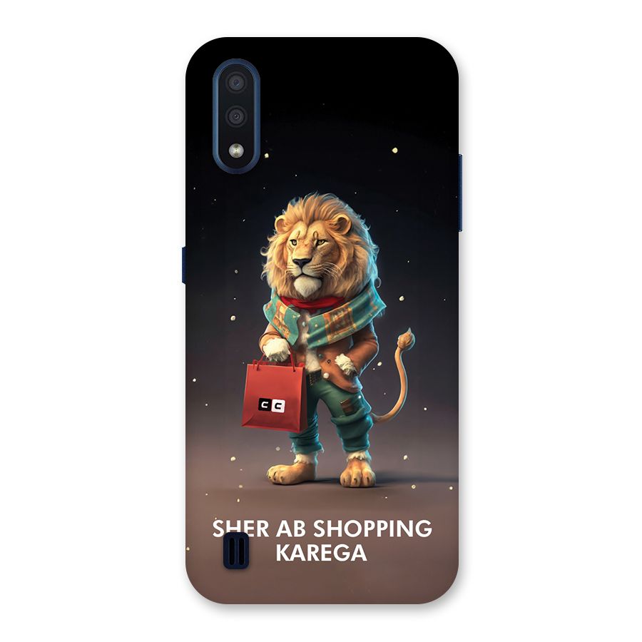Shopping Sher Back Case for Galaxy M01