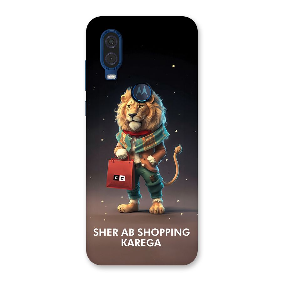 Shopping Sher Back Case for Motorola One Vision