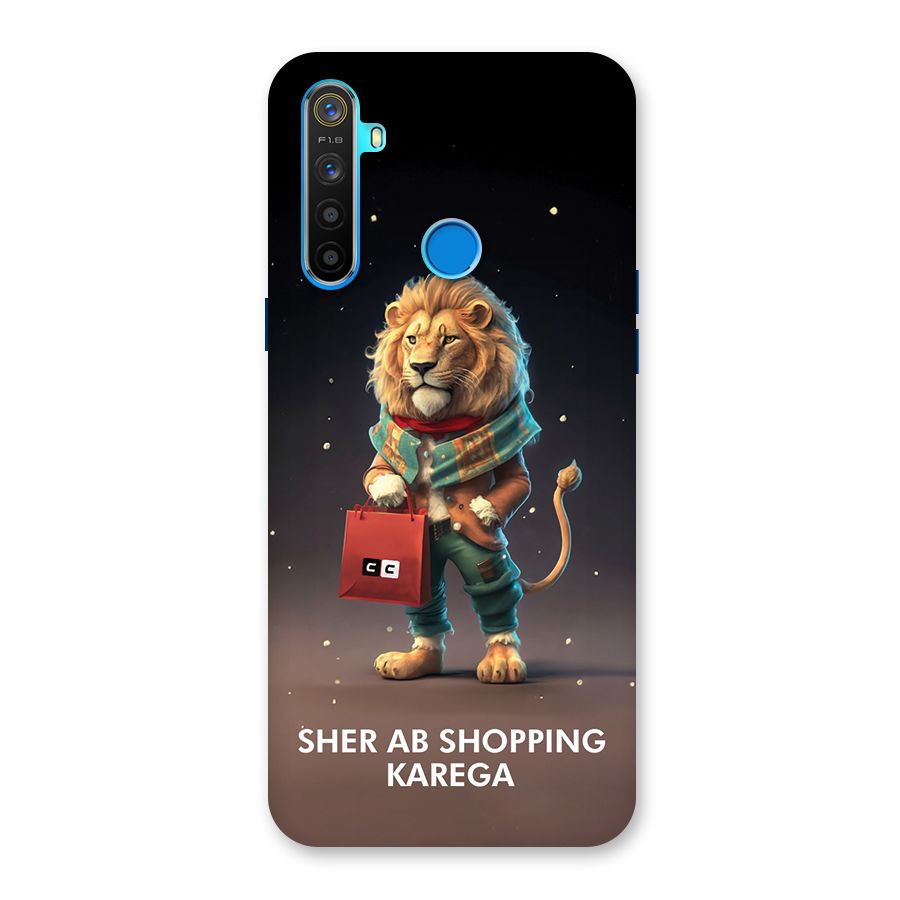 Shopping Sher Back Case for Realme 5