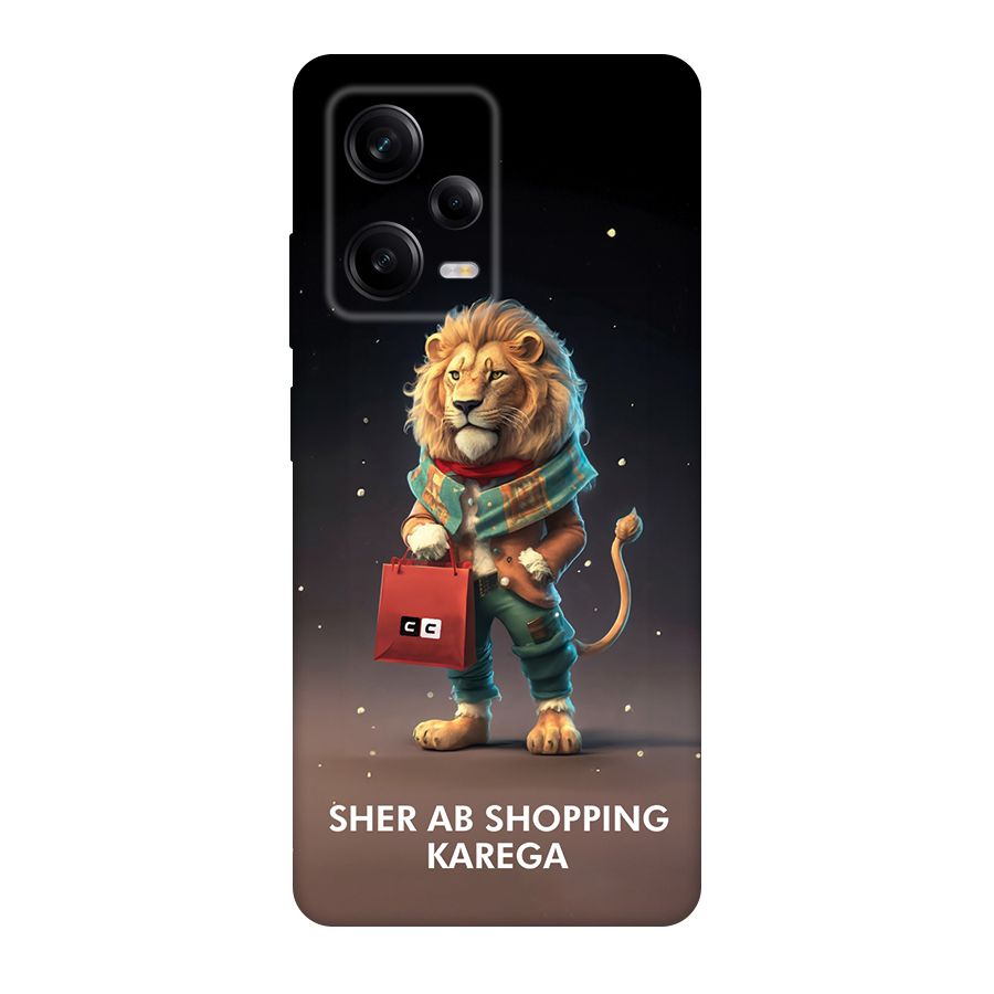 Shopping Sher Back Case for Redmi Note 12 Pro