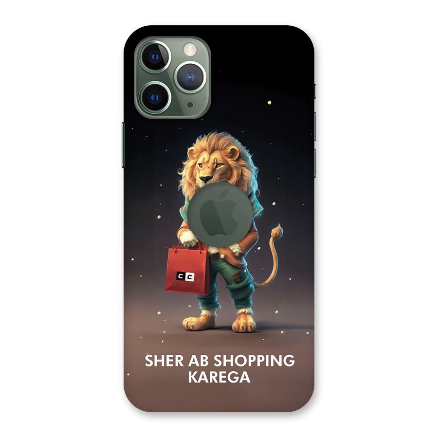 Shopping Sher Back Case for iPhone 11 Pro Logo Cut