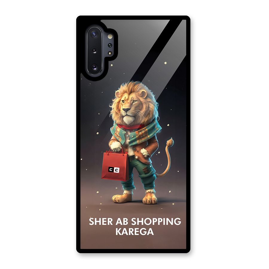 Shopping Sher Glass Back Case for Galaxy Note 10 Plus