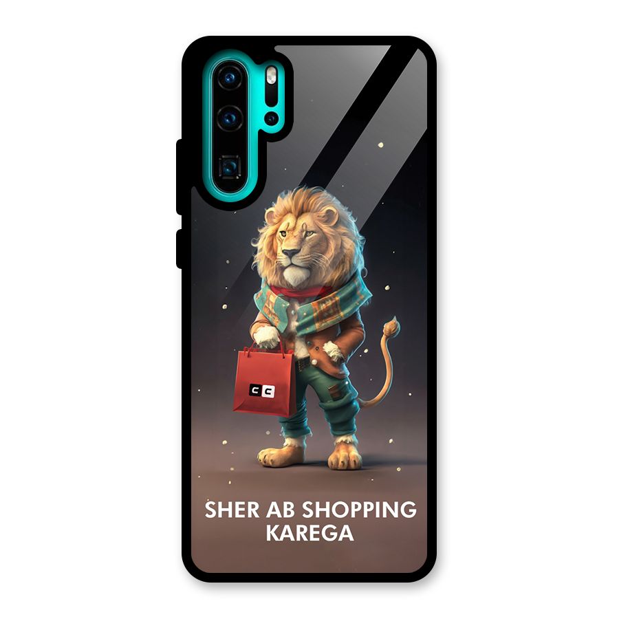 Shopping Sher Glass Back Case for Huawei P30 Pro