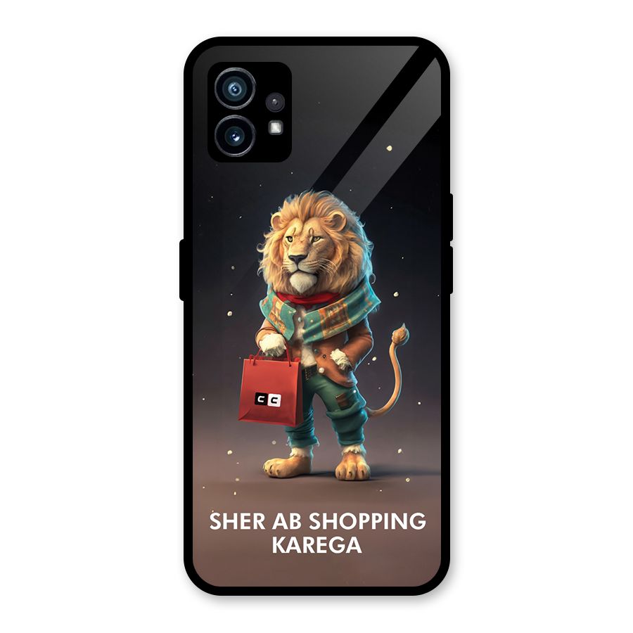 Shopping Sher Glass Back Case for Nothing Phone 1