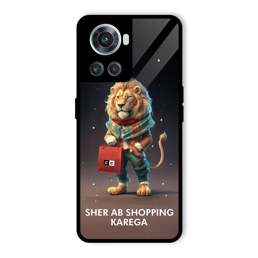 Shopping Sher Glass Back Case for OnePlus 10R