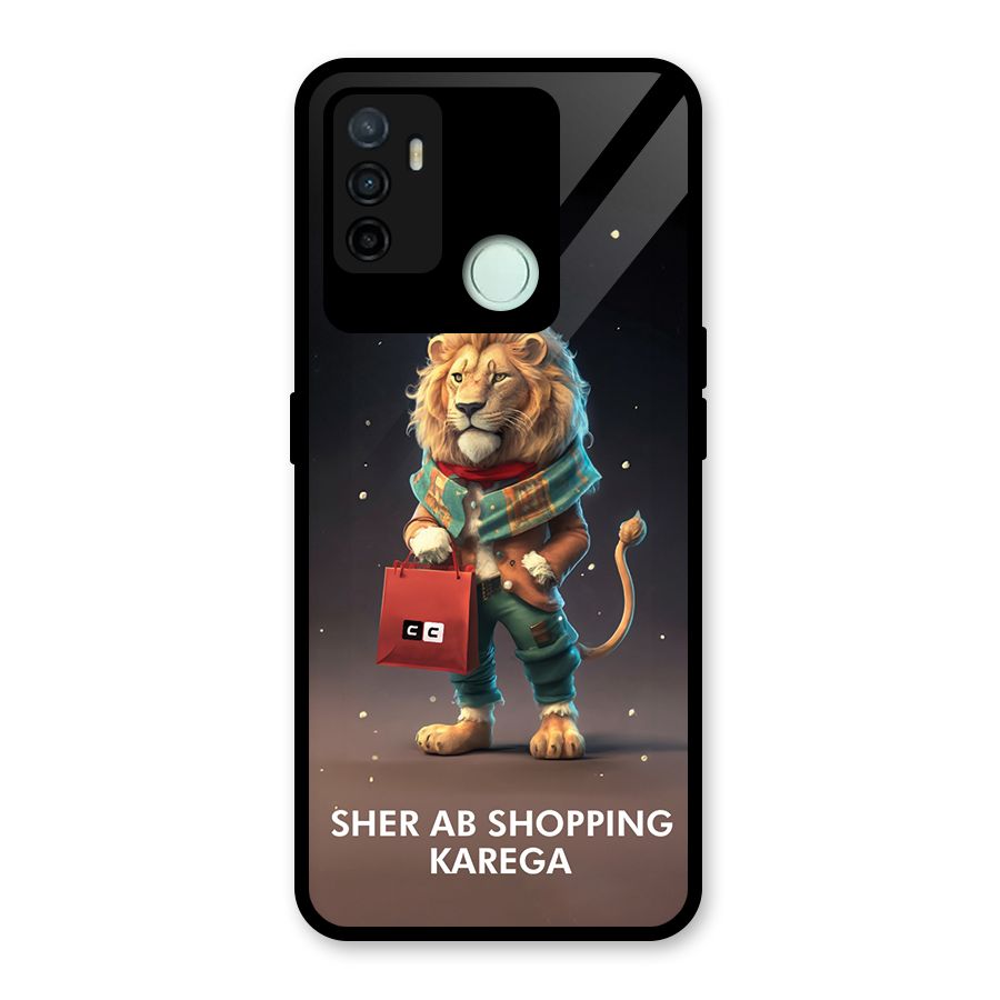 Shopping Sher Glass Back Case for Oppo A53