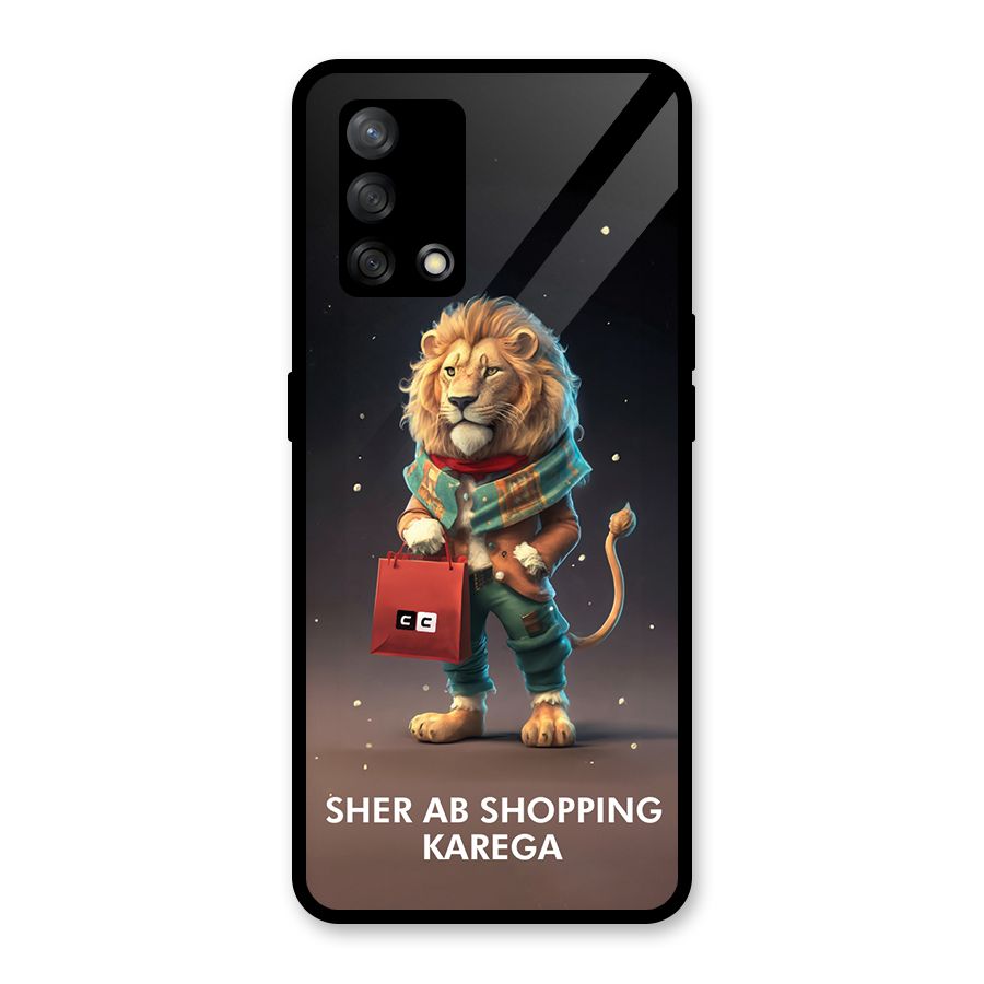 Shopping Sher Glass Back Case for Oppo F19