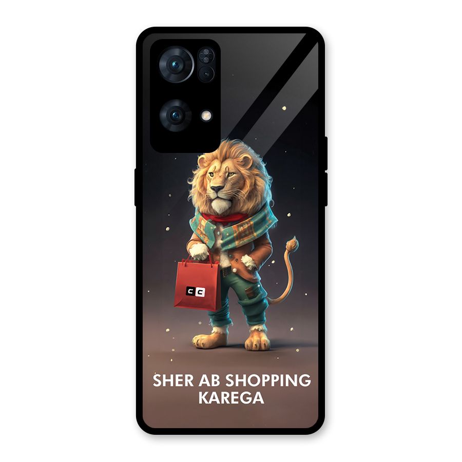Shopping Sher Glass Back Case for Oppo Reno7 Pro 5G