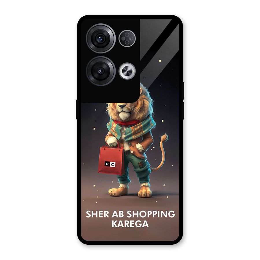 Shopping Sher Glass Back Case for Oppo Reno8 Pro 5G