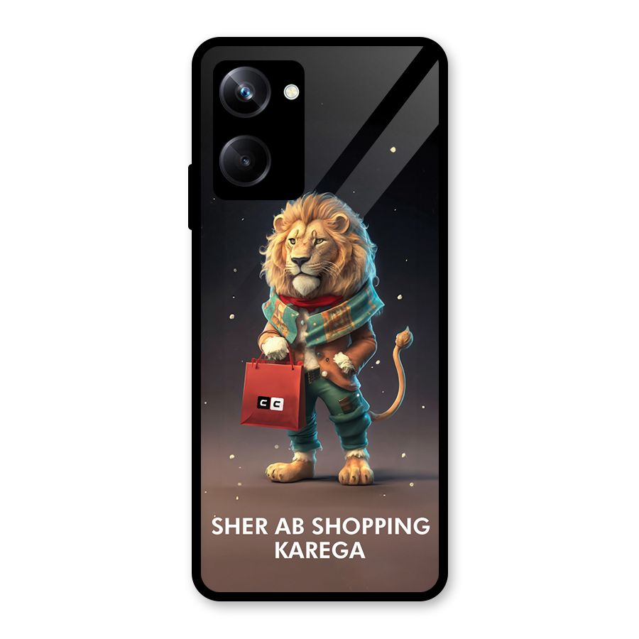 Shopping Sher Glass Back Case for Realme 10 Pro