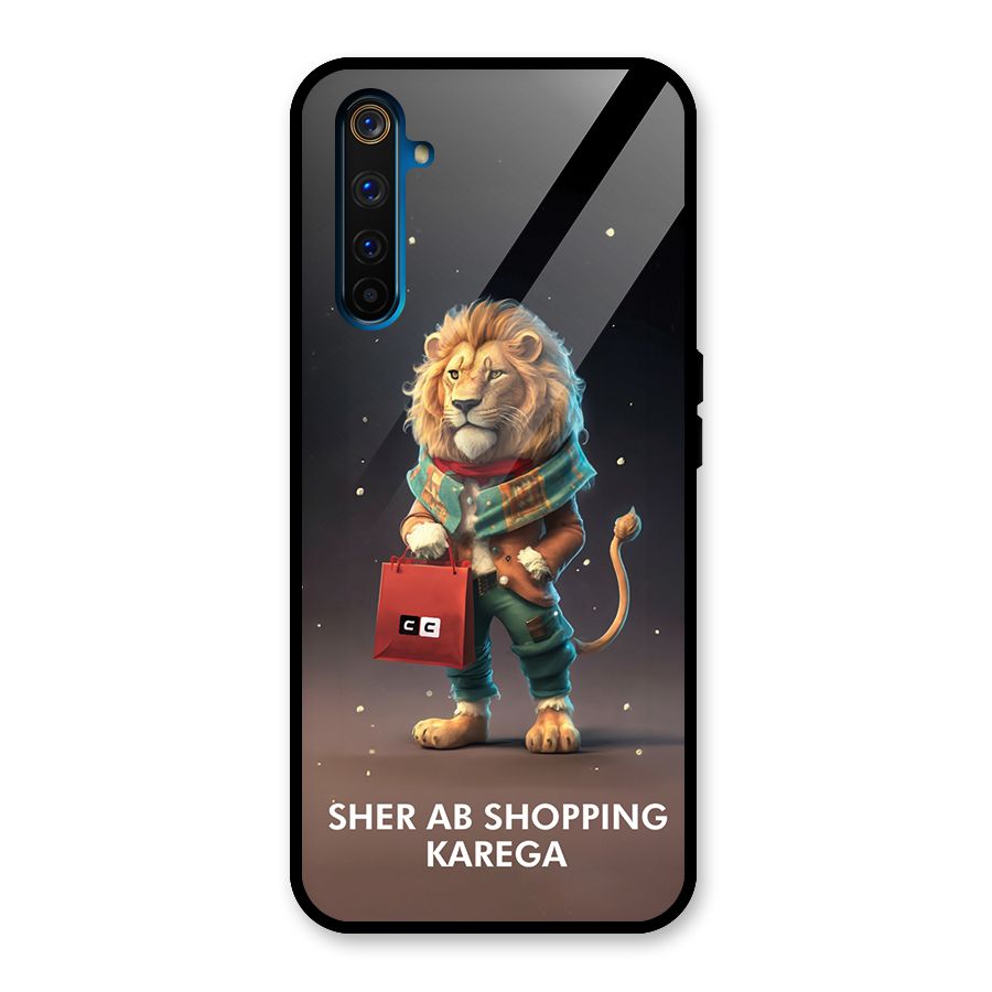 Shopping Sher Glass Back Case for Realme 6 Pro