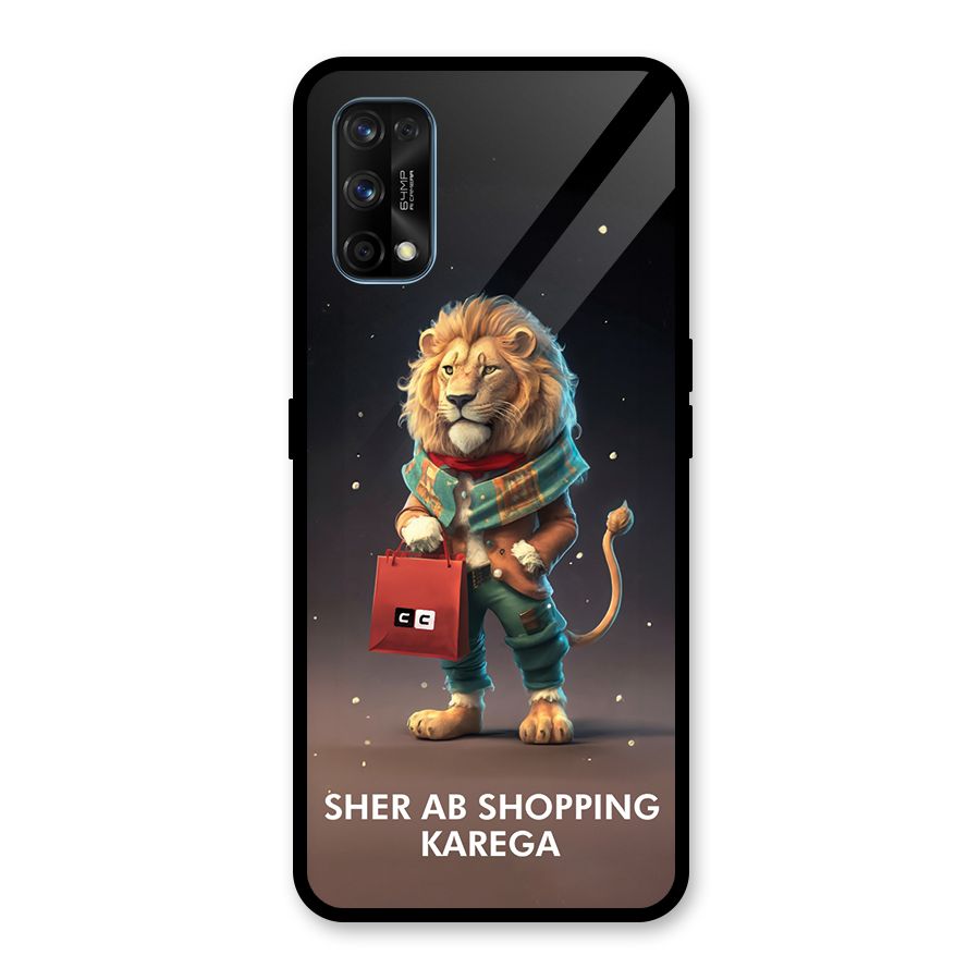 Shopping Sher Glass Back Case for Realme 7 Pro