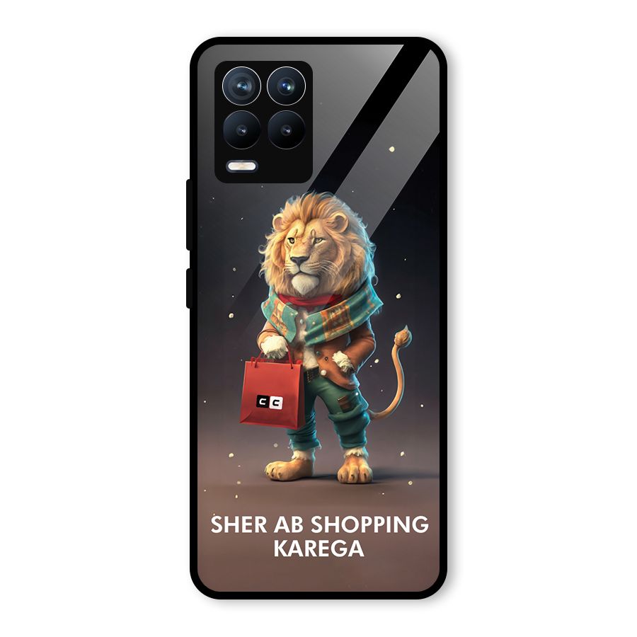 Shopping Sher Glass Back Case for Realme 8 Pro