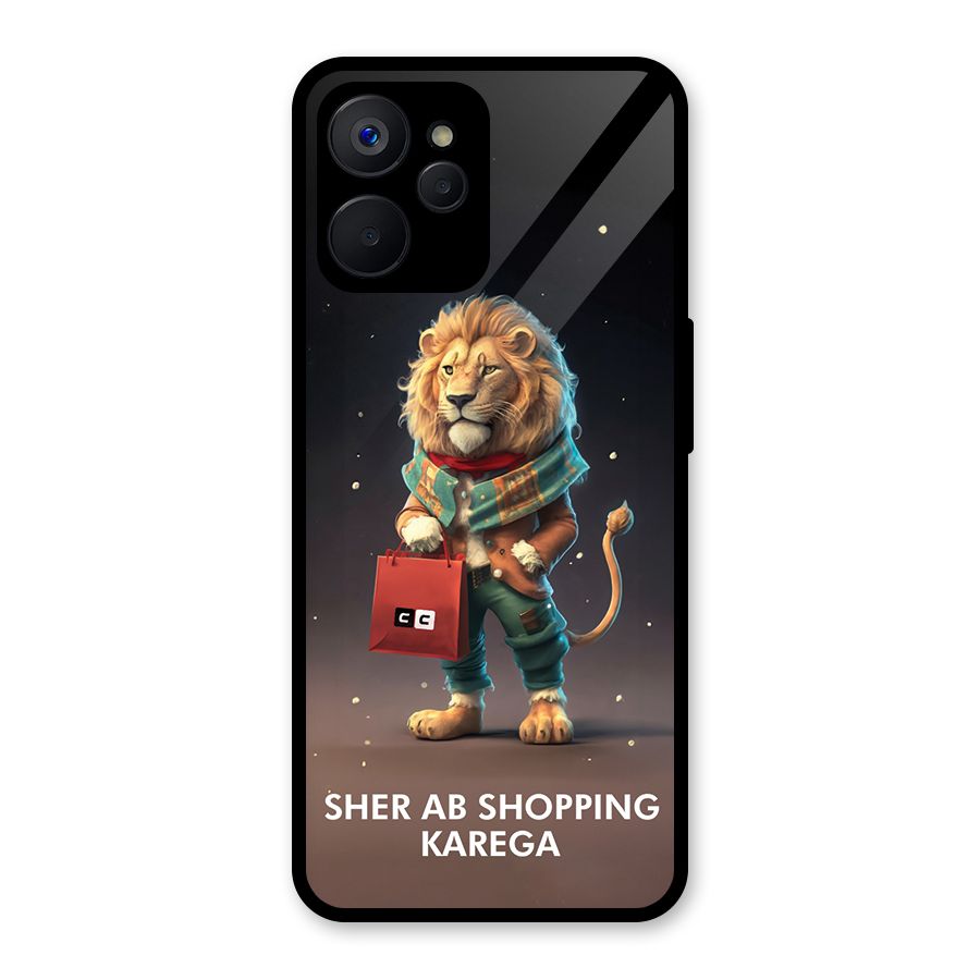 Shopping Sher Glass Back Case for Realme 9i 5G