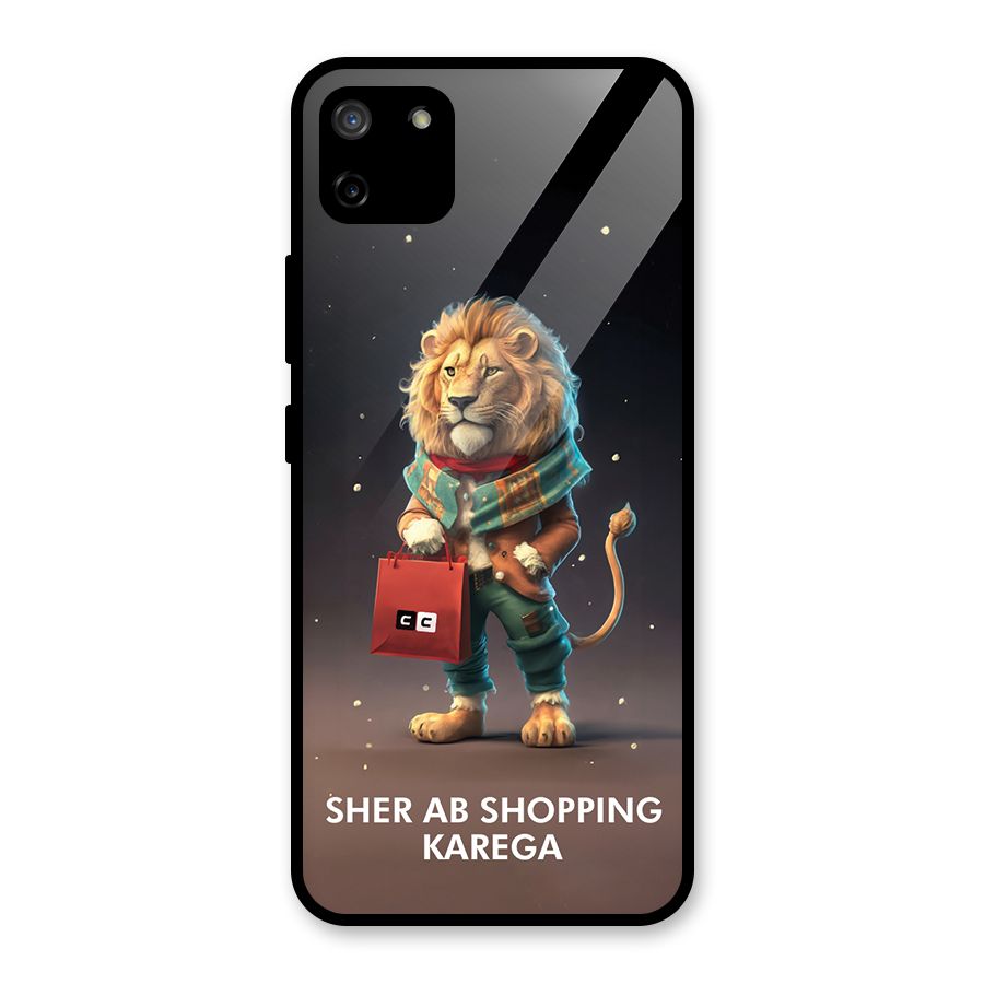 Shopping Sher Glass Back Case for Realme C11